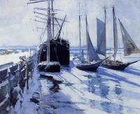John Henry Twachtman - Connecticut Shore Winter